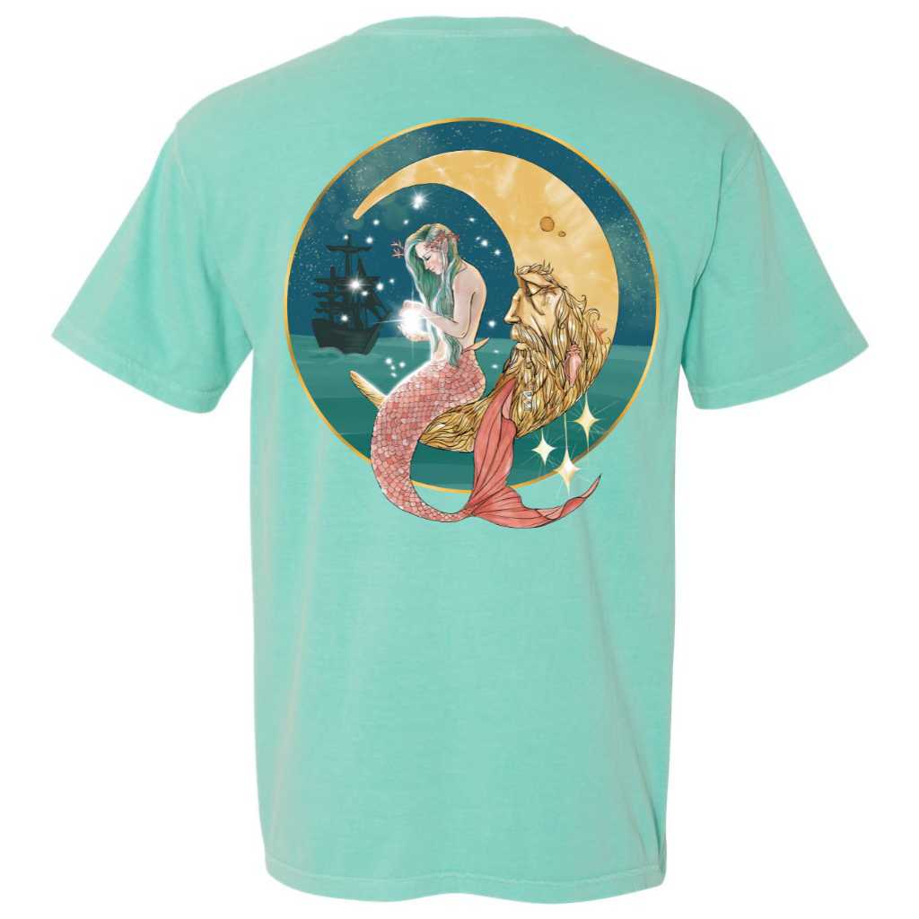 Mermaid In The Moon T-Shirt - Mountains & Mermaids