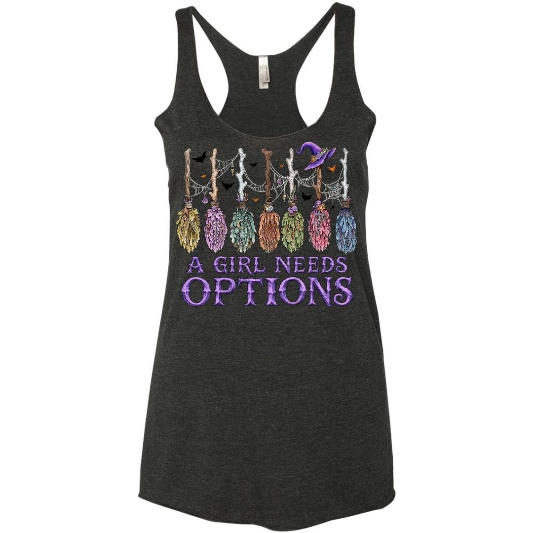 A Girl Needs Options Racerback Tank