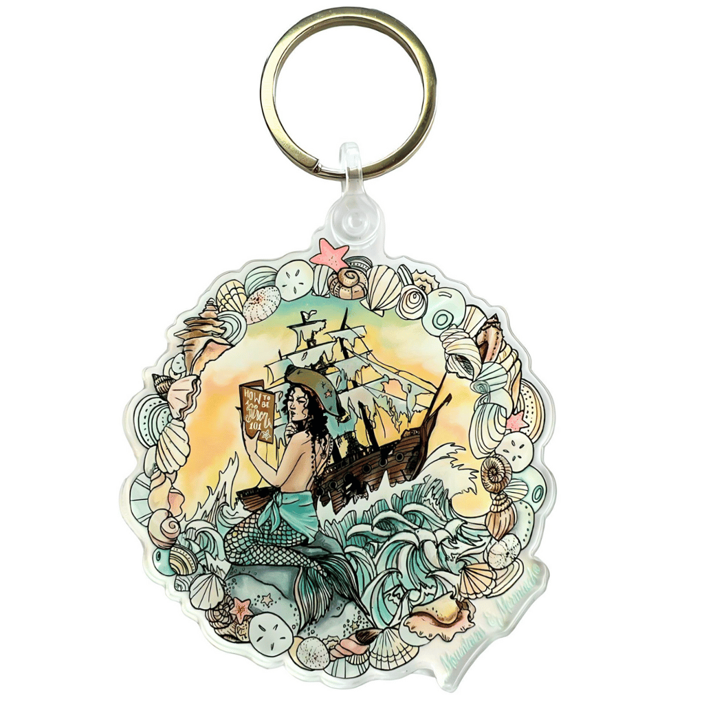 How To Be A Siren 101 Keychain - Mountains & Mermaids