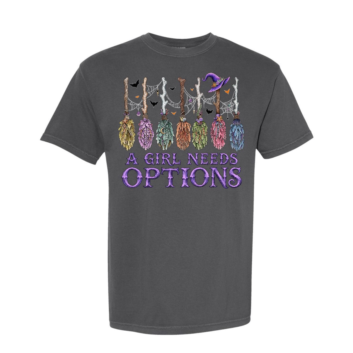Mountains & Mermaids A Girl Needs Options Short Sleeve T-Shirt Small / Sunshine MM10006