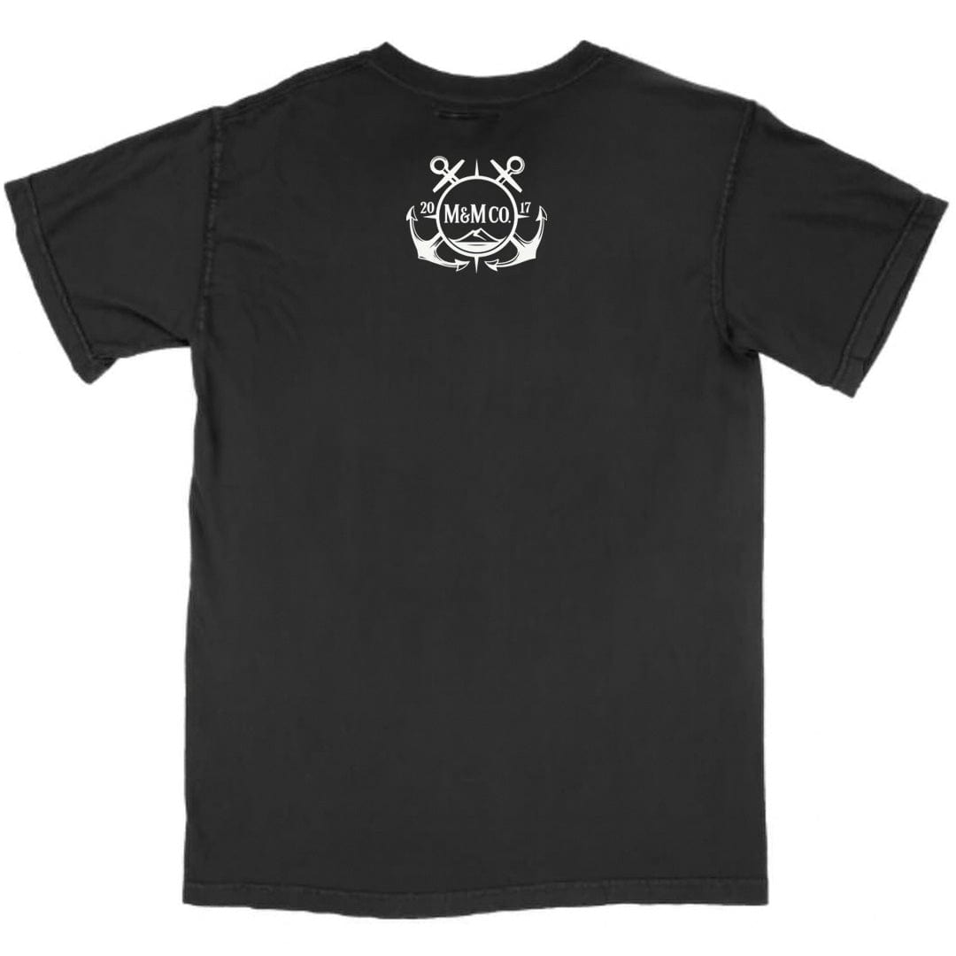 Mountains & Mermaids Black Harbor T-Shirt (Black)