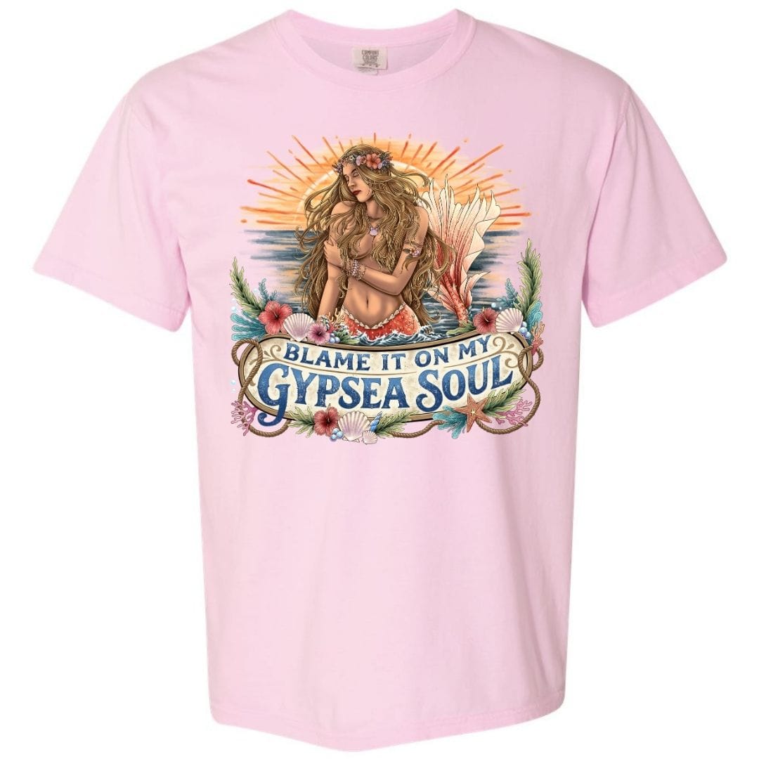Mountains & Mermaids Blame It On My GypSea Soul T-Shirt