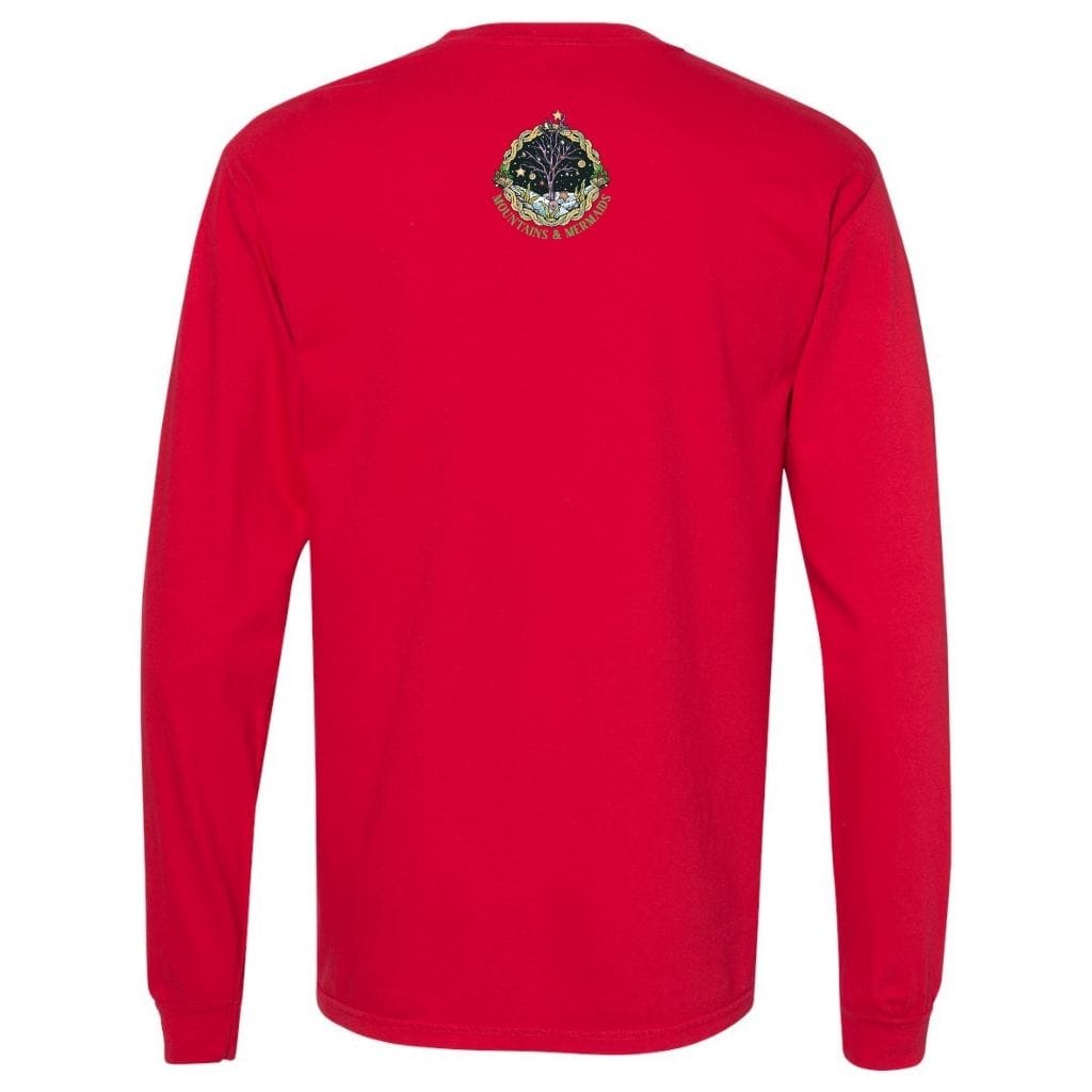 Mountains & Mermaids Christmas Mermaid Long Sleeve T-Shirt