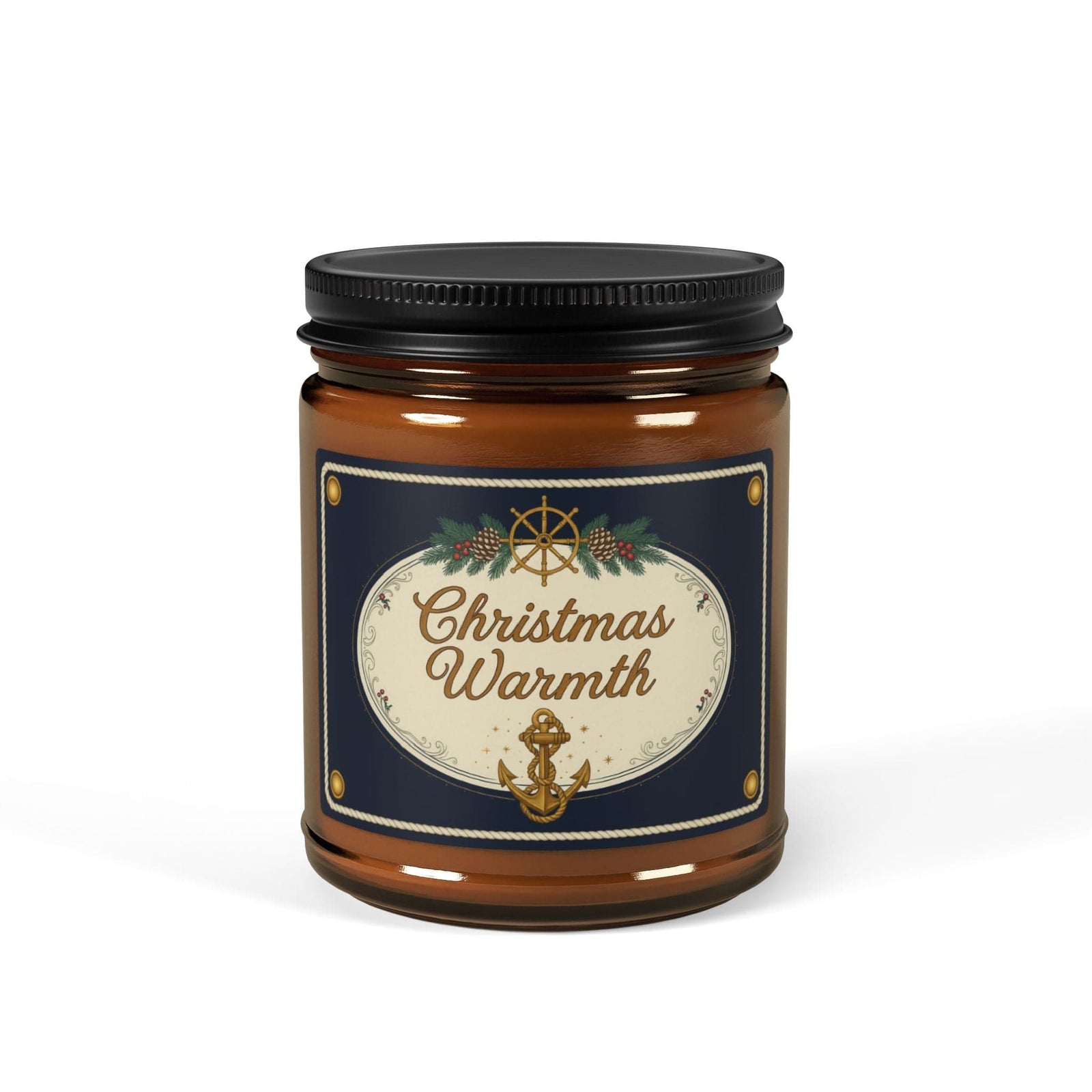 Mountains & Mermaids Christmas Warmth Scented Soy Candle 9oz / Christmas Warmth 24963849053410509592
