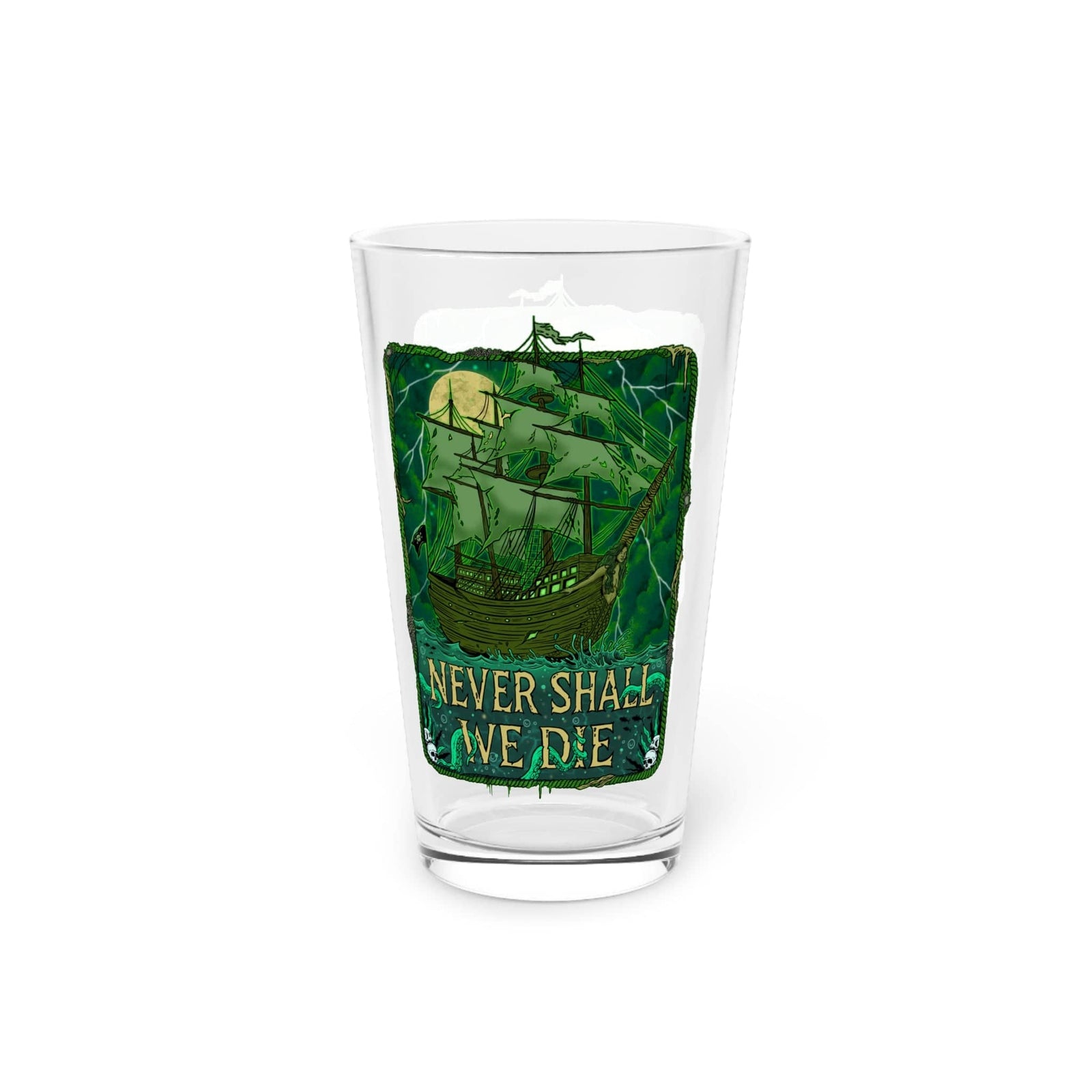 Mountains & Mermaids Flying Dutchman 16oz Pint Glass 16oz 30658261372901303912