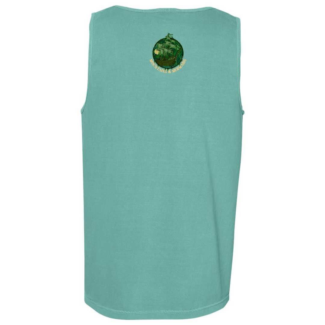Mountains & Mermaids Flying Dutchman Boyfriend Tank (Seafoam)