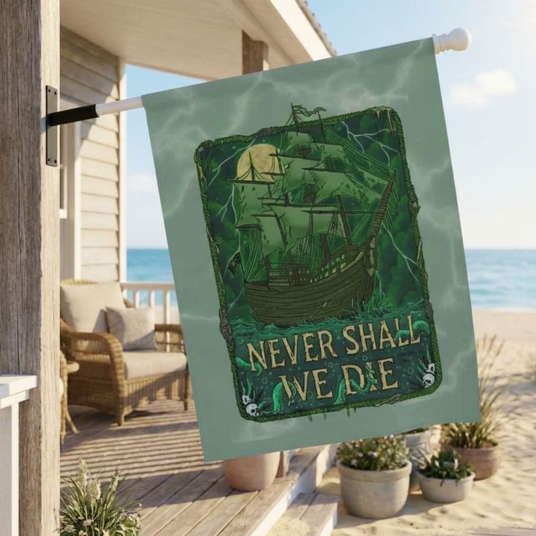 Mountains & Mermaids Flying Dutchman House Flag 24.5'' × 32'' 22688977277709692743