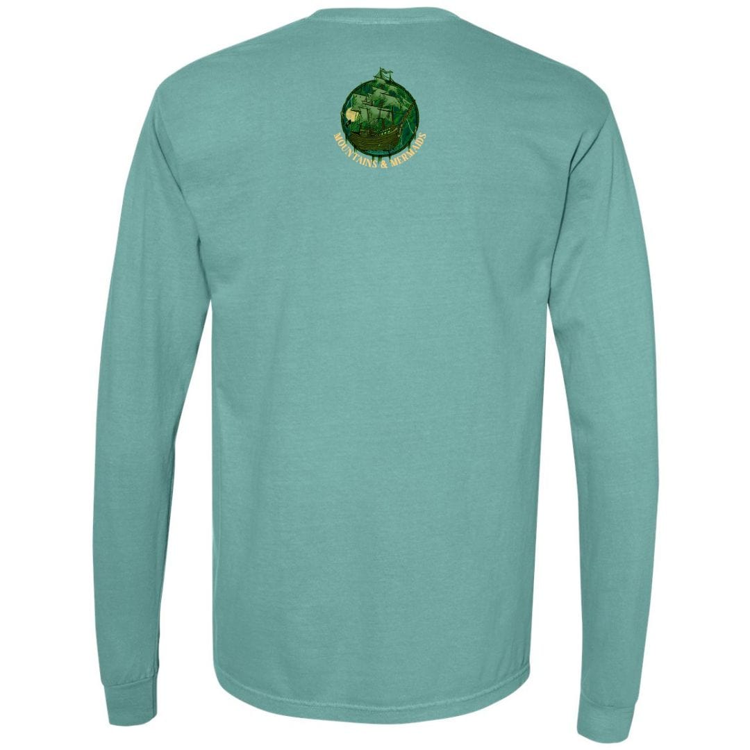 Mountains & Mermaids Flying Dutchman Long Sleeve T-Shirt (Seafoam)