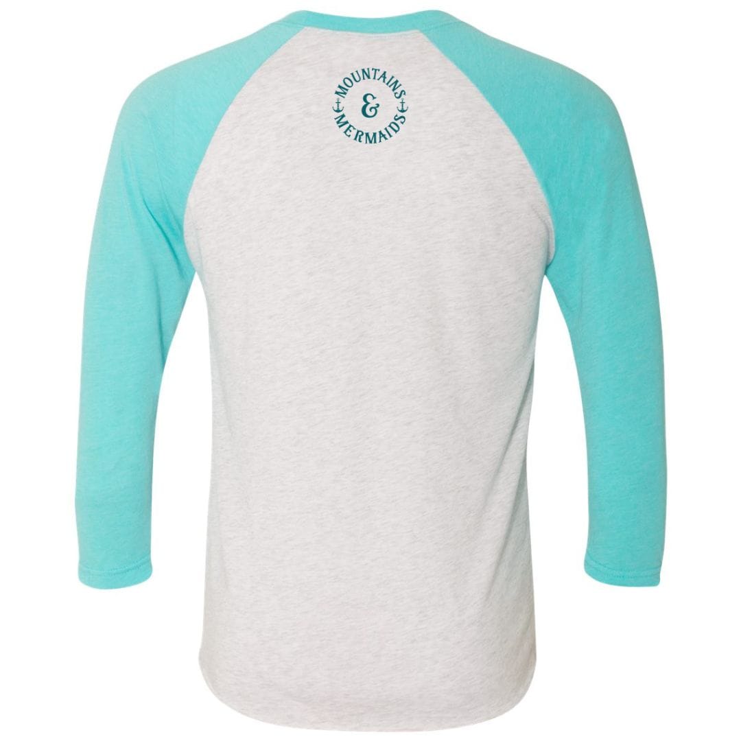 Mountains & Mermaids Goddess Of The Tides Baseball T-Shirt