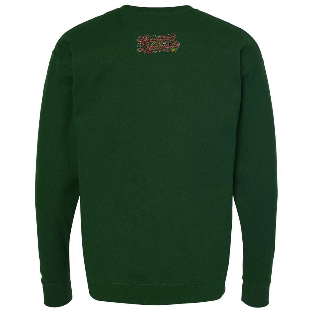 Mountains & Mermaids Holly Roger Crewneck Sweatshirt (Forest)