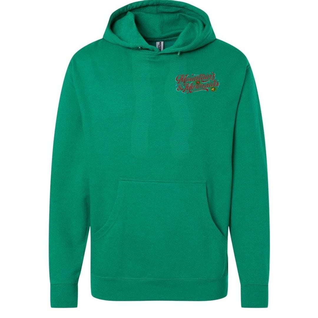 Mountains & Mermaids Holly Roger Pullover Hoodie (Green)
