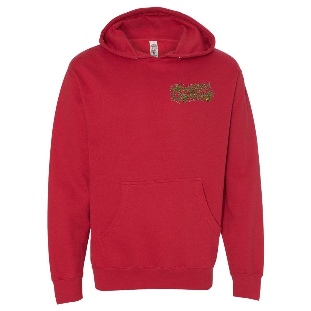 Mountains & Mermaids Holly Roger Pullover Hoodie (Red)