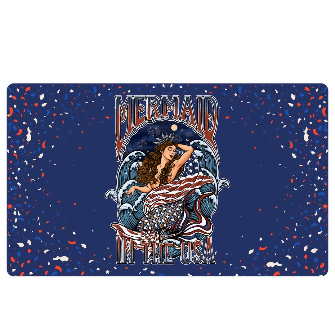 Mountains & Mermaids Lady Liberty Doormat 18'' Ć 30'' 54971129960920498926