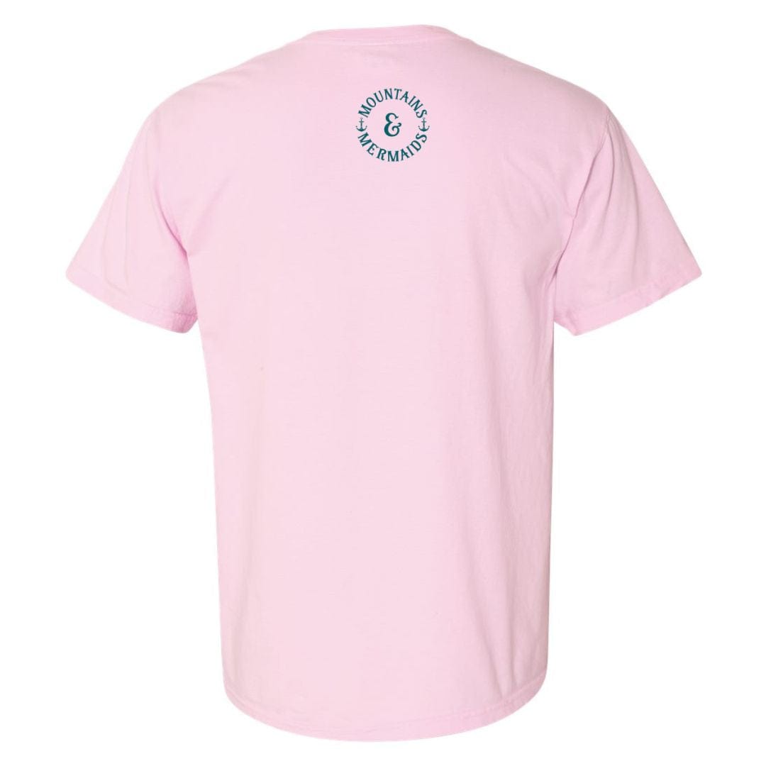 Mountains & Mermaids Mermaid In The Moon T-Shirt (Blush)