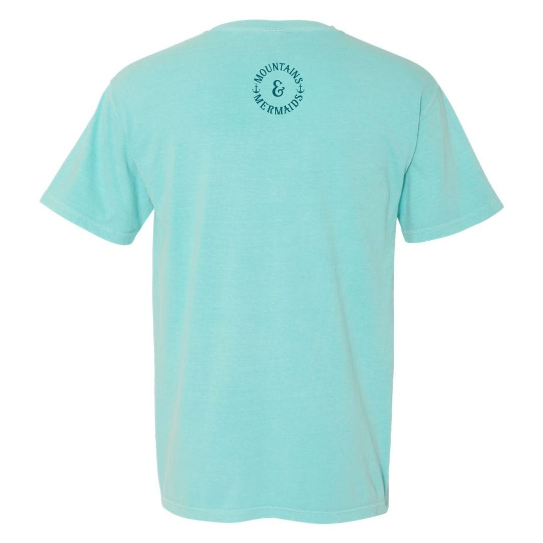 Mountains & Mermaids Mermaid In The Moon T-Shirt (Island Reef)