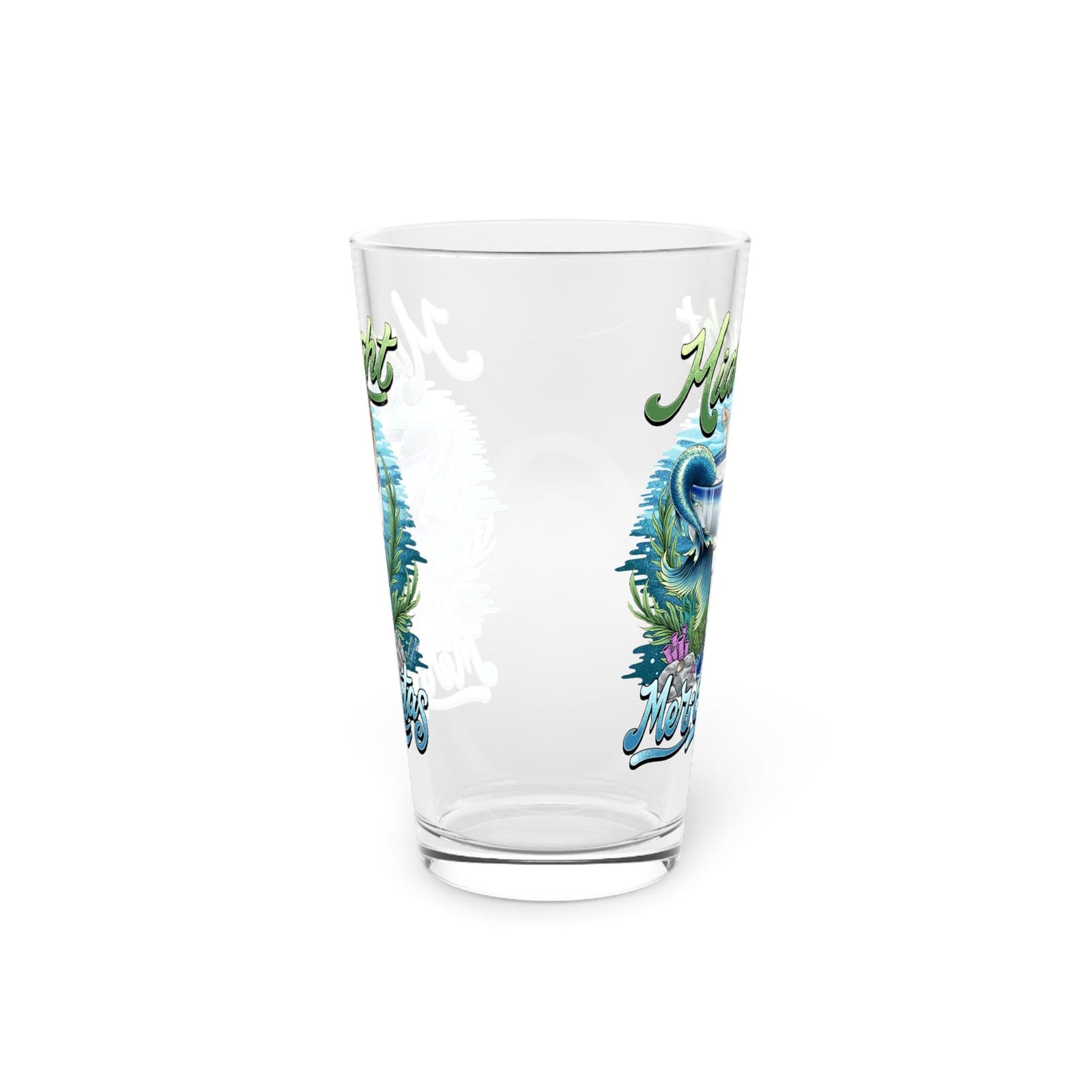Mountains & Mermaids Midnight Mergaritas Pint Glass, 16oz 16oz 33660105957073567166