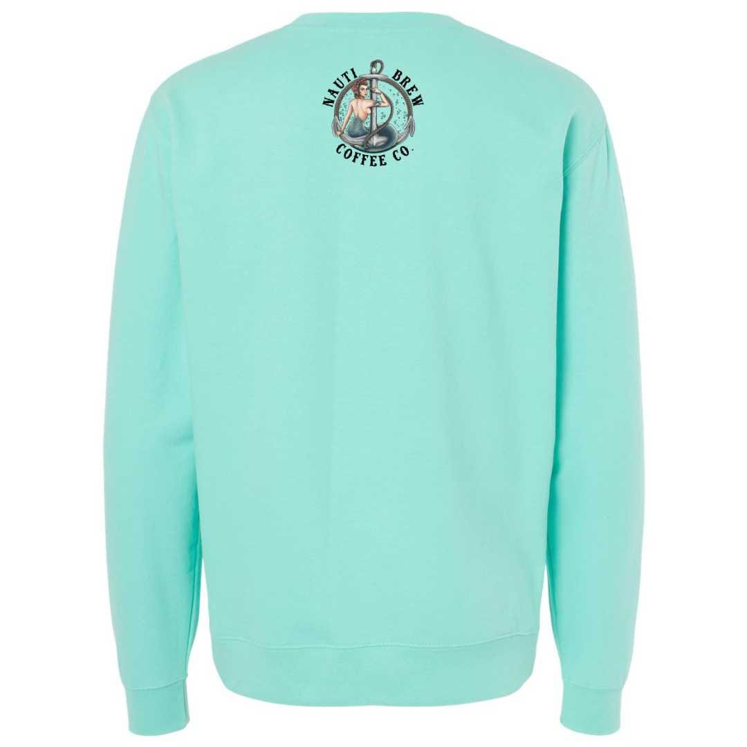 Mountains & Mermaids Nauti Brew Coffee Co Crewneck Sweatshirt (Mint)