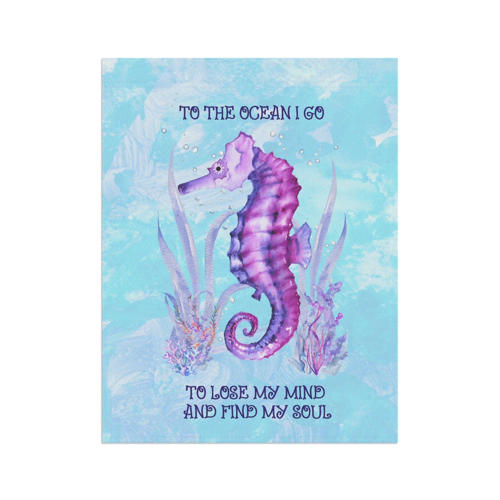 Mountains & Mermaids Ocean Soul Flag 24.5'' × 32'' 26345221877087093943