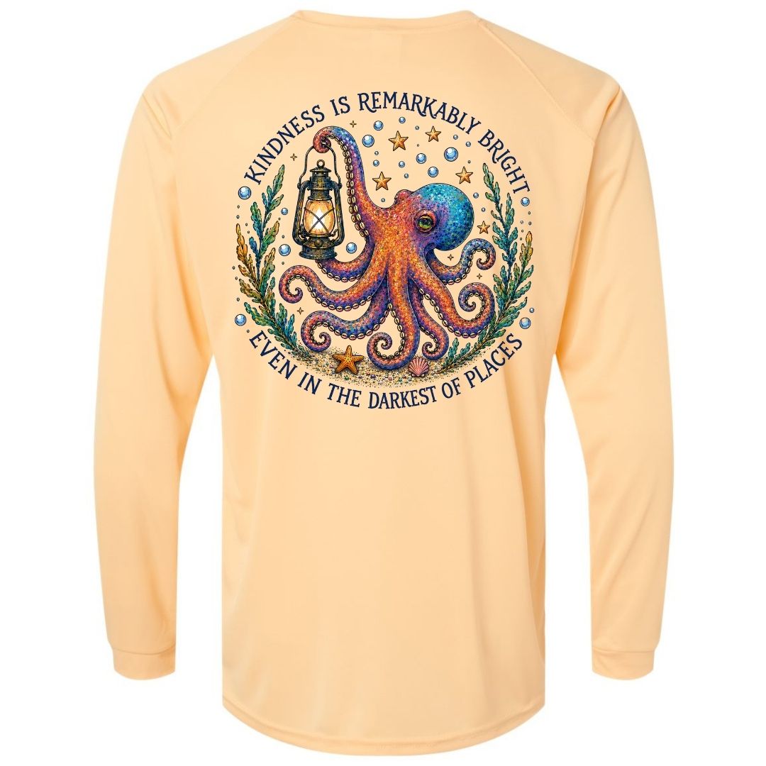 Mountains & Mermaids Remarkably Kind Performance Sun Shirt Small / Peachy