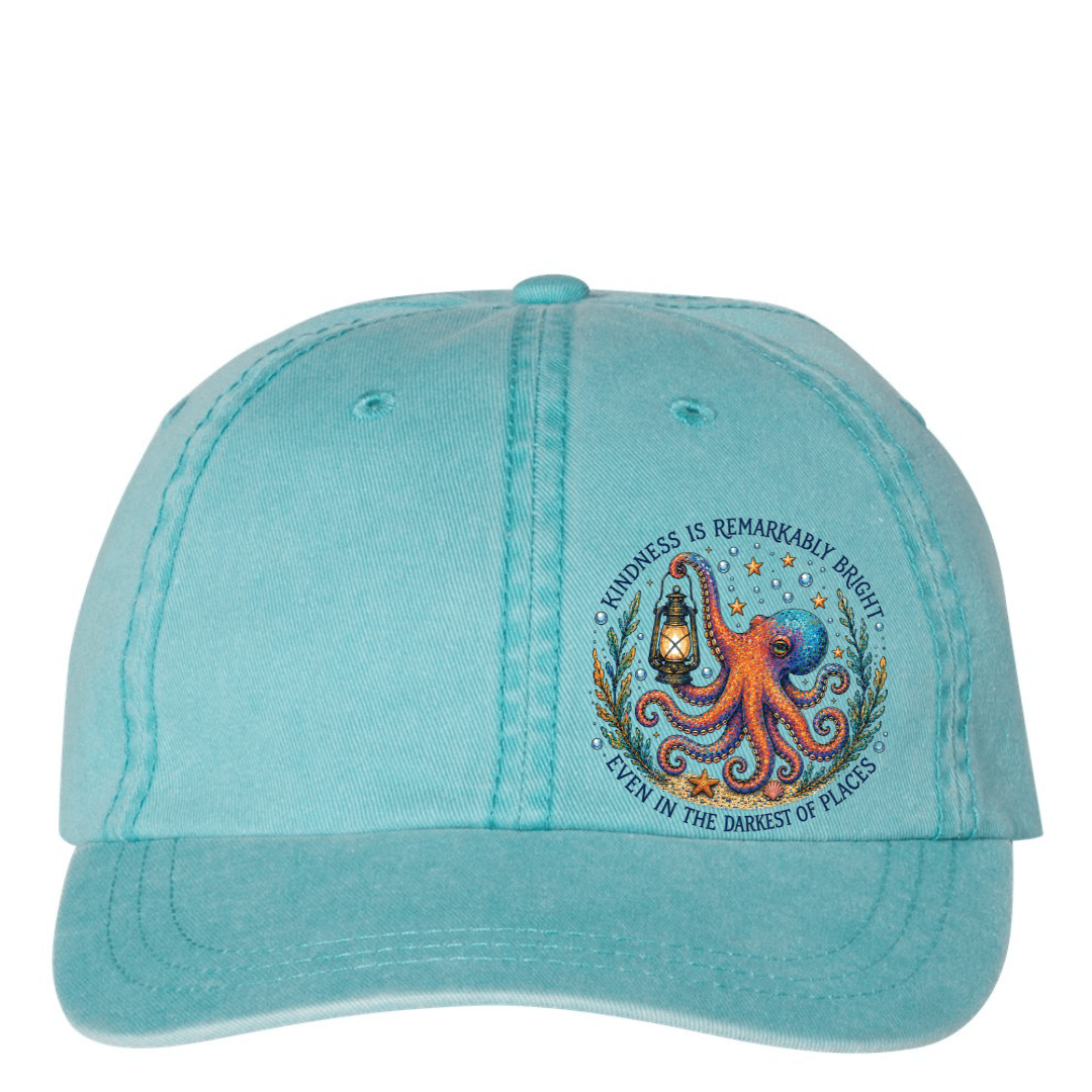 Mountains & Mermaids Remarkably Kind Pigment-Dyed Hat Aqua