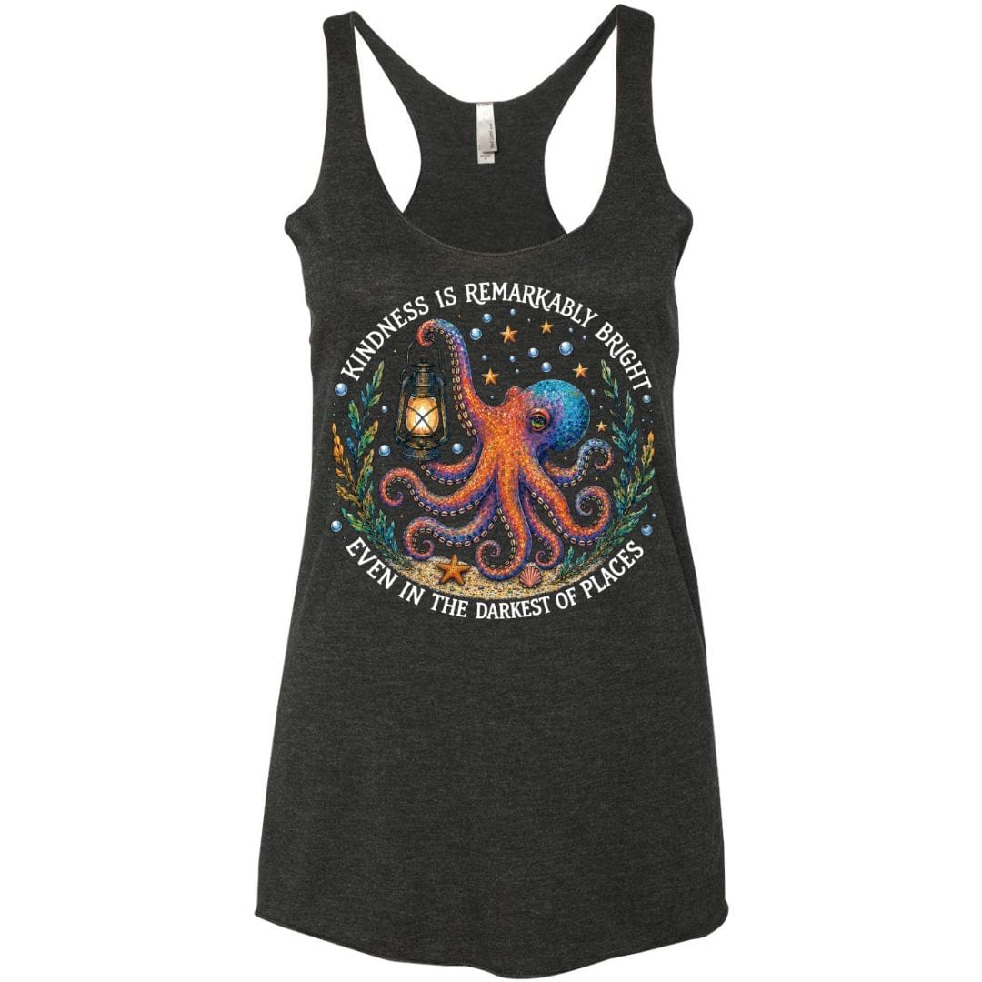 Mountains & Mermaids Remarkably Kind Racerback Tank Small / Vintage Black