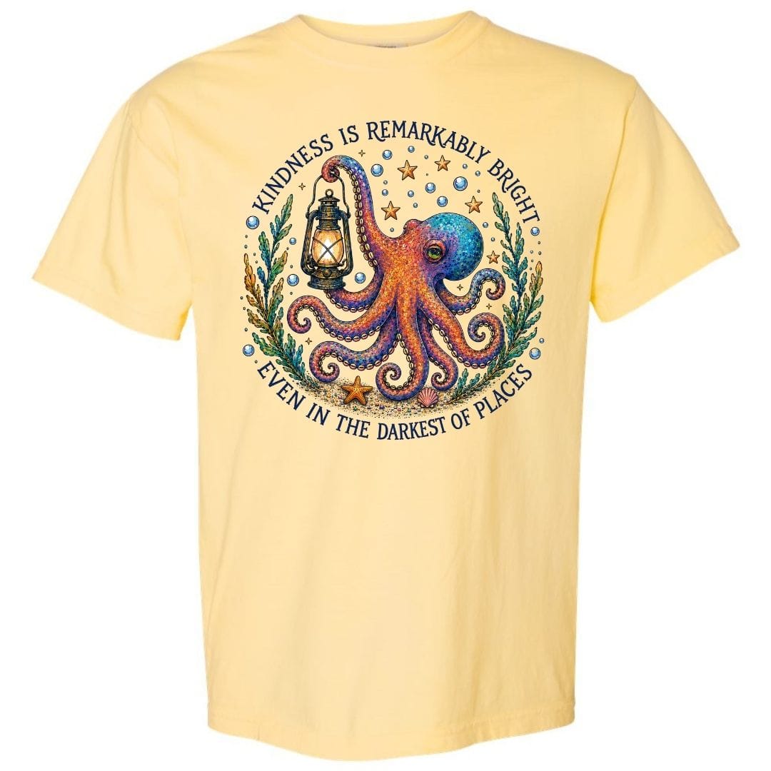 Mountains & Mermaids Remarkably Kind Short Sleeve T-Shirt Small / Sunshine