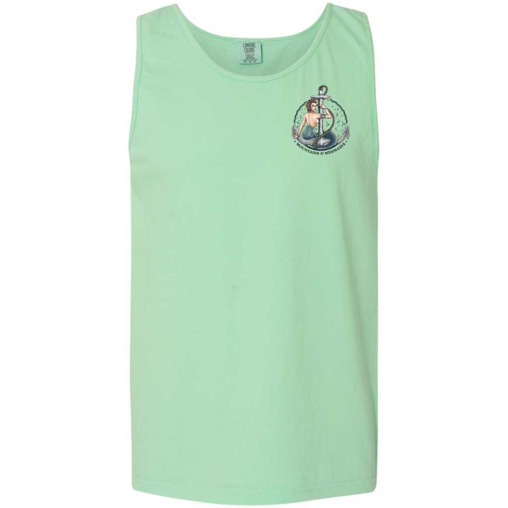 Mountains & Mermaids Rosie The Riveter Boyfriend Tank (Island Reef)