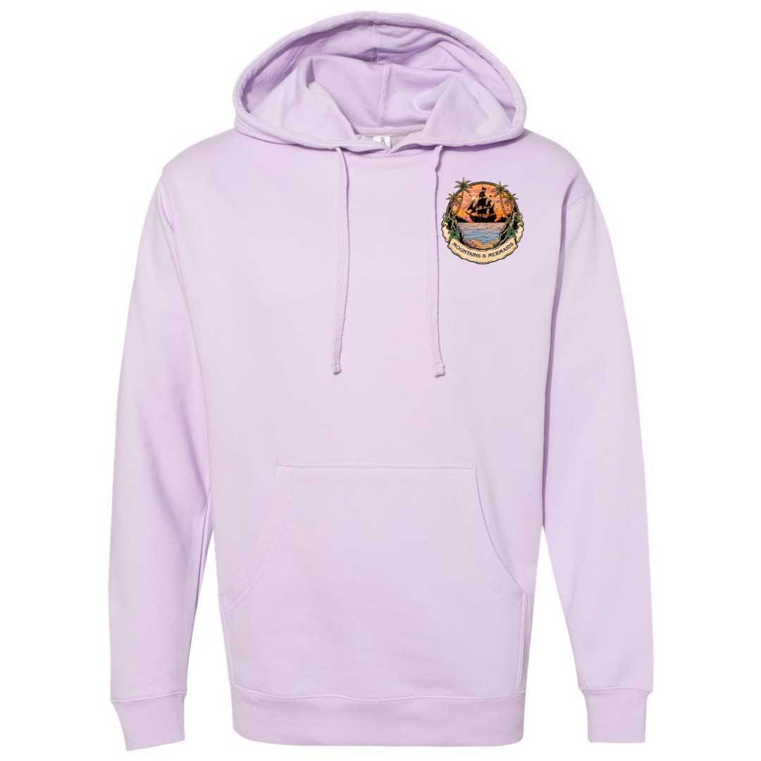 Mountains & Mermaids Sailor's Ruin Pullover Hoodie (Lavender)
