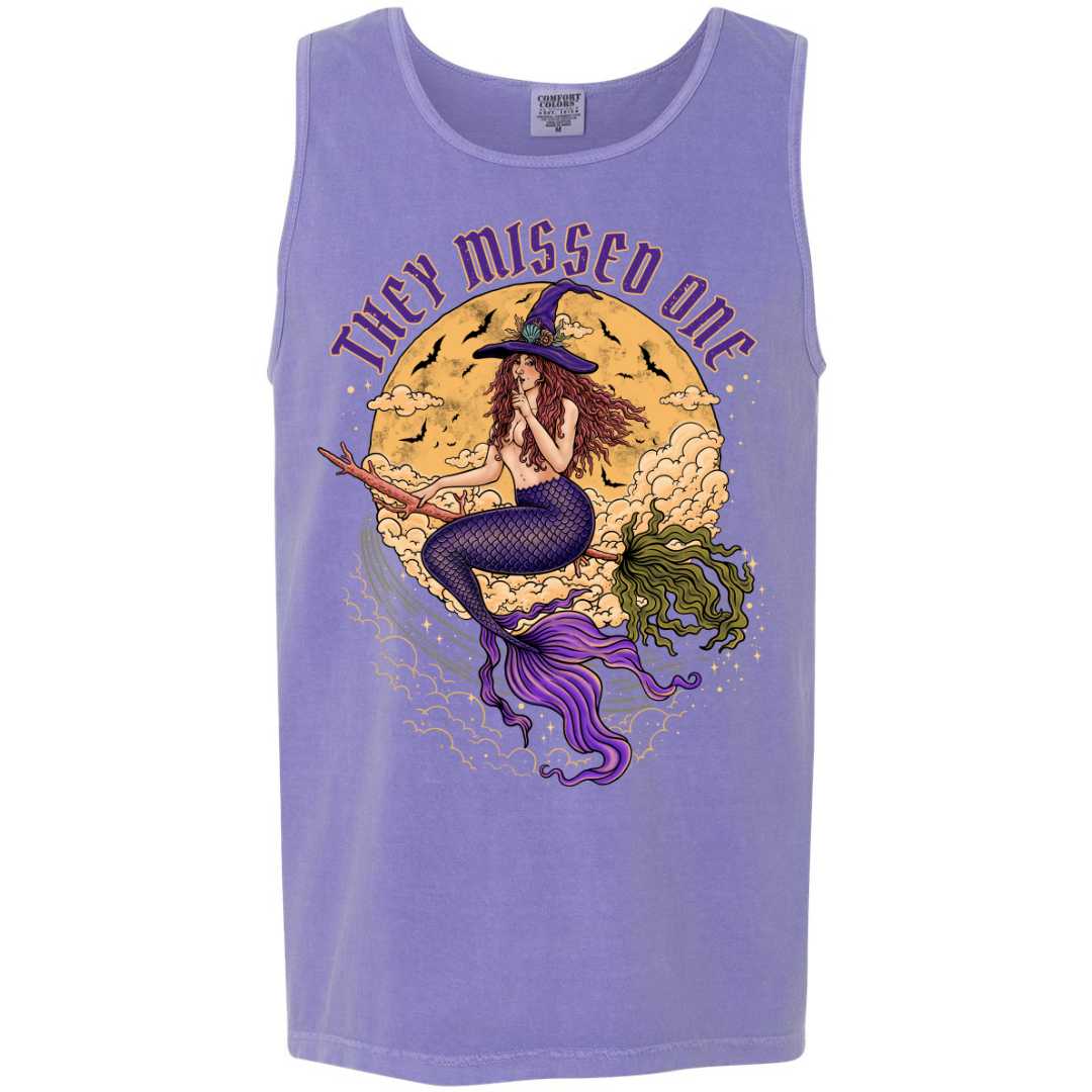 Mountains & Mermaids Salem Siren Boyfriend Tank (Violet) Small