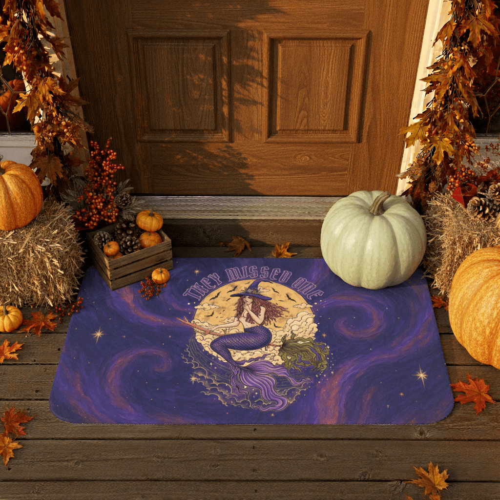 Mountains & Mermaids Salem Siren Doormat 18'' × 30'' 19098714367564462692