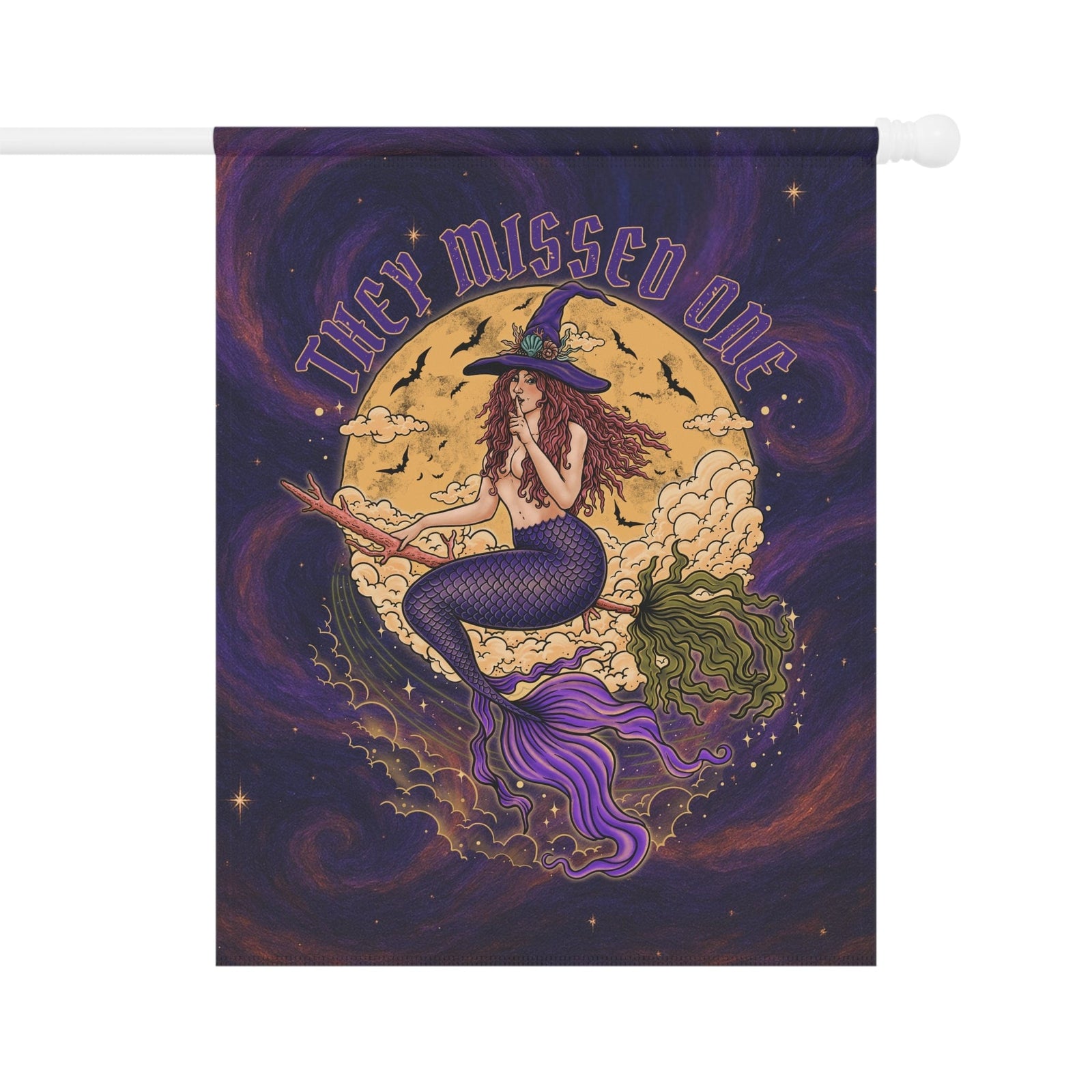 Mountains & Mermaids Salem Siren Flag 24.5'' × 32'' 25001362557437191174