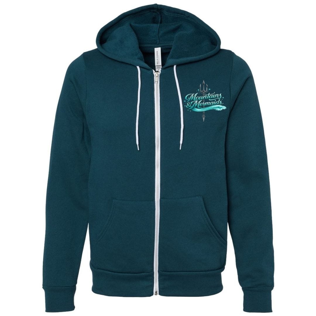 Mountains & Mermaids Salty Soul Full Zip Fleece Hoodie