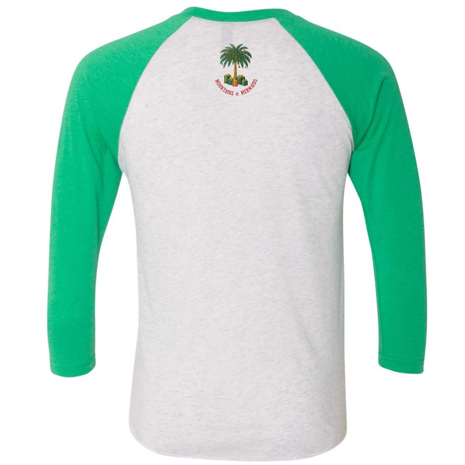 Mountains & Mermaids Seas & Greetings Baseball T-Shirt