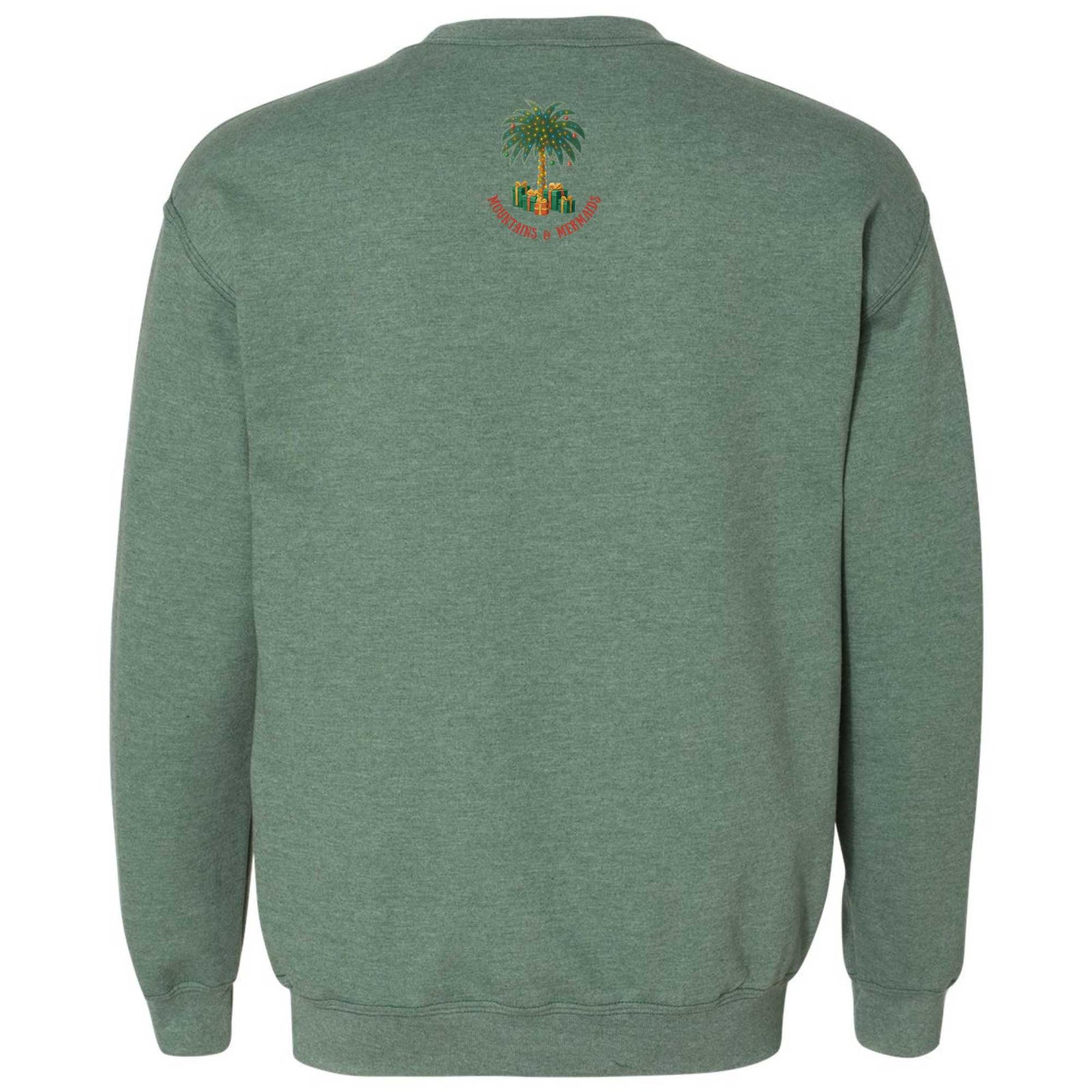 Mountains & Mermaids Seas & Greetings Crewneck Sweatshirt