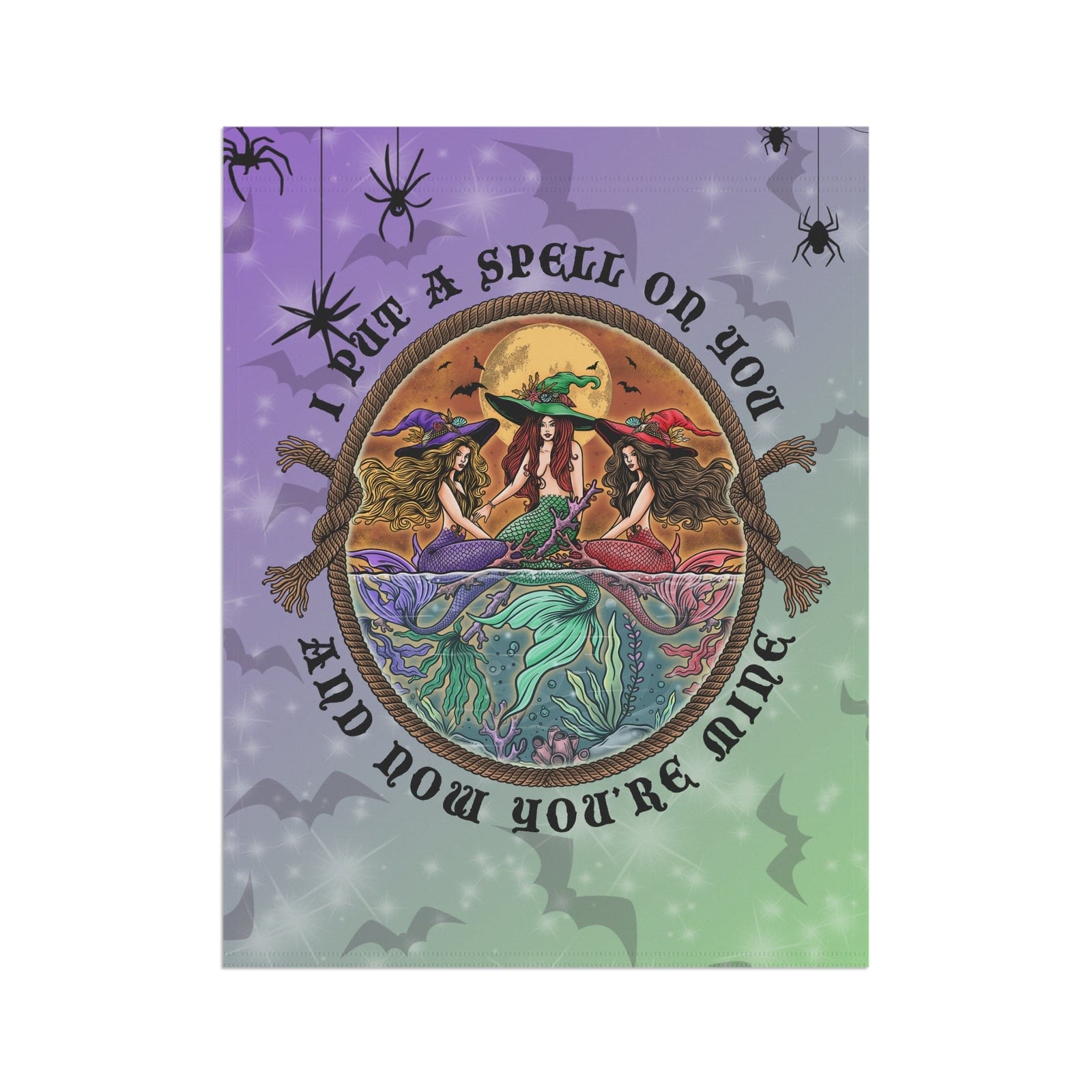 Mountains & Mermaids Siren Sisters Mystic Flag 24.5'' × 32'' 18271928801960418251