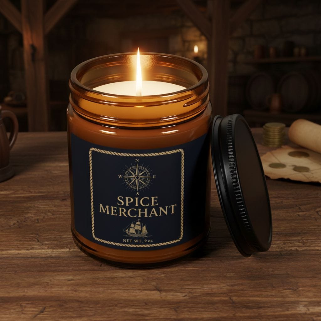 Mountains & Mermaids Spice Merchant Candle 9oz / Spice Merchant 81829753260322023919