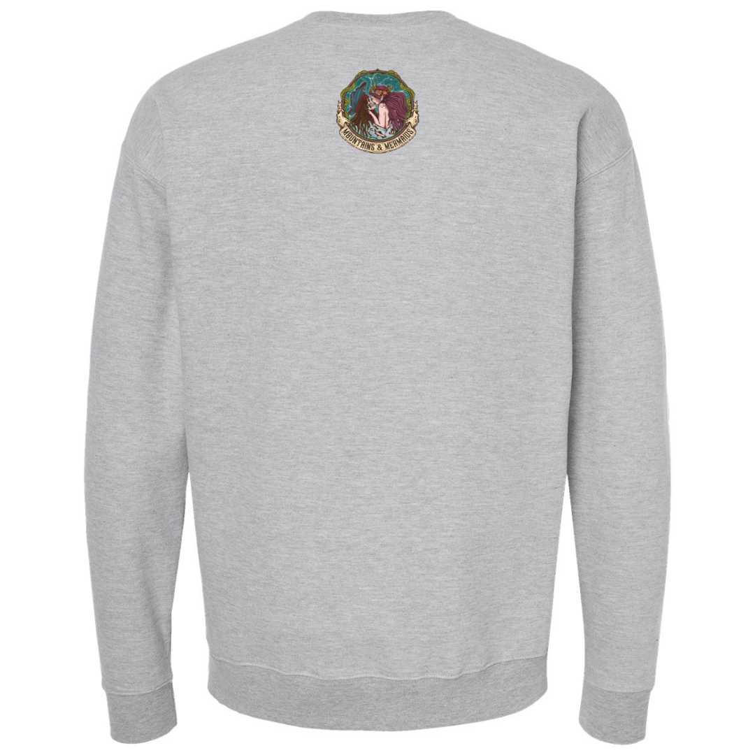 Mountains & Mermaids The Lovers Crewneck Sweatshirt (Gray)