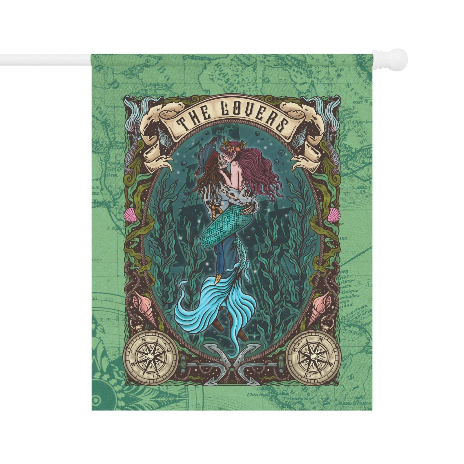Mountains & Mermaids The Lovers Flag 24.5'' × 32'' 43093980855024079666