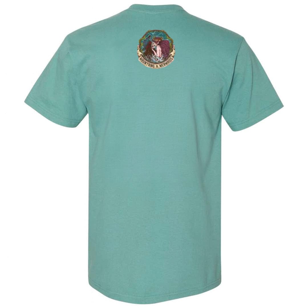 Mountains & Mermaids The Lovers Short Sleeve T-Shirt (Seafoam)