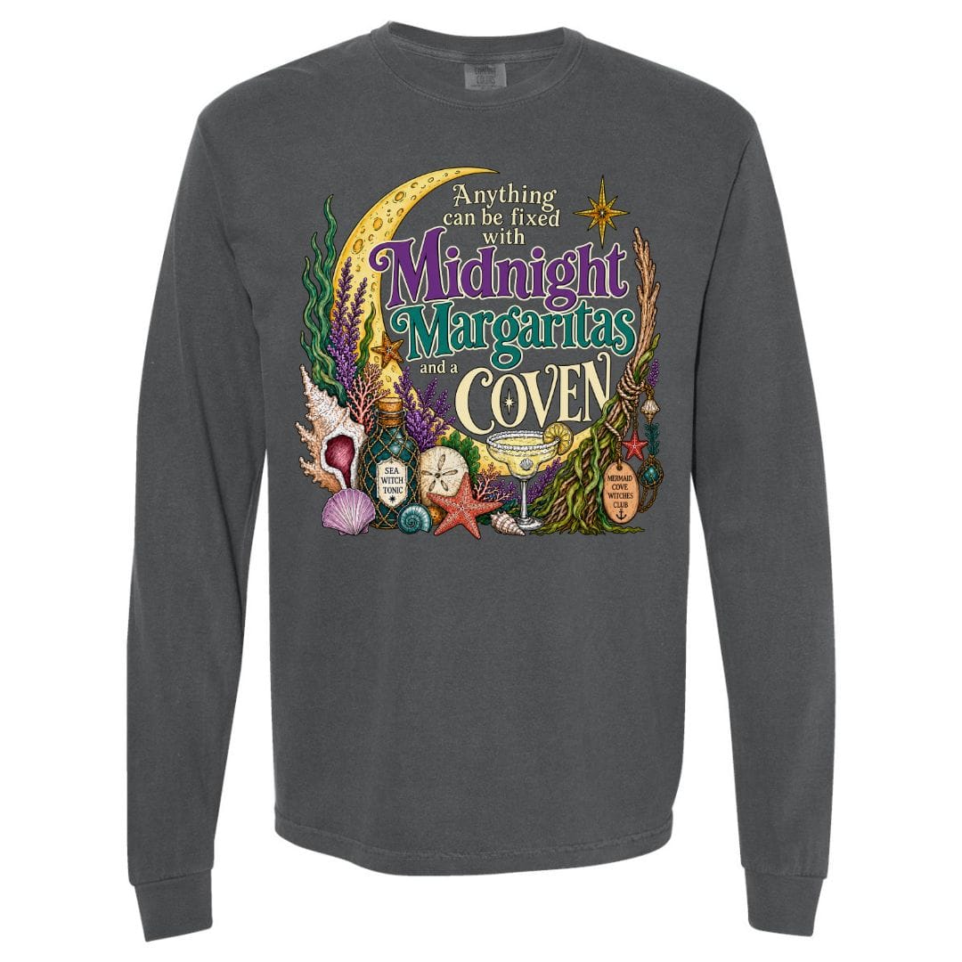 Mountains & Mermaids The Mermaid Coven Long Sleeve T-Shirt Small / Pepper