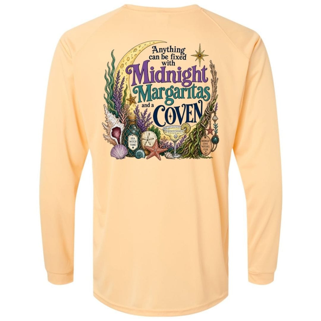 Mountains & Mermaids The Mermaid Coven Unisex UPF 50+ Sun Shirt Small / Peachy