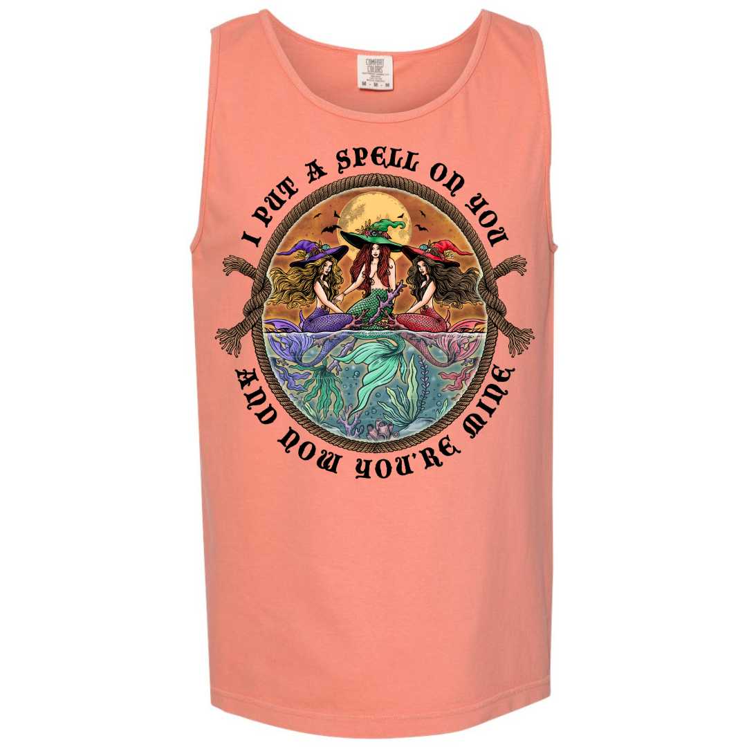 Mountains & Mermaids The Siren Sisters Boyfriend Tank (Terracotta) Small MM3493
