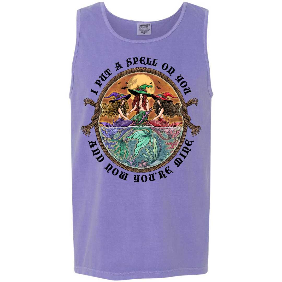 Mountains & Mermaids The Siren Sisters Boyfriend Tank (Violet) Small MM3499