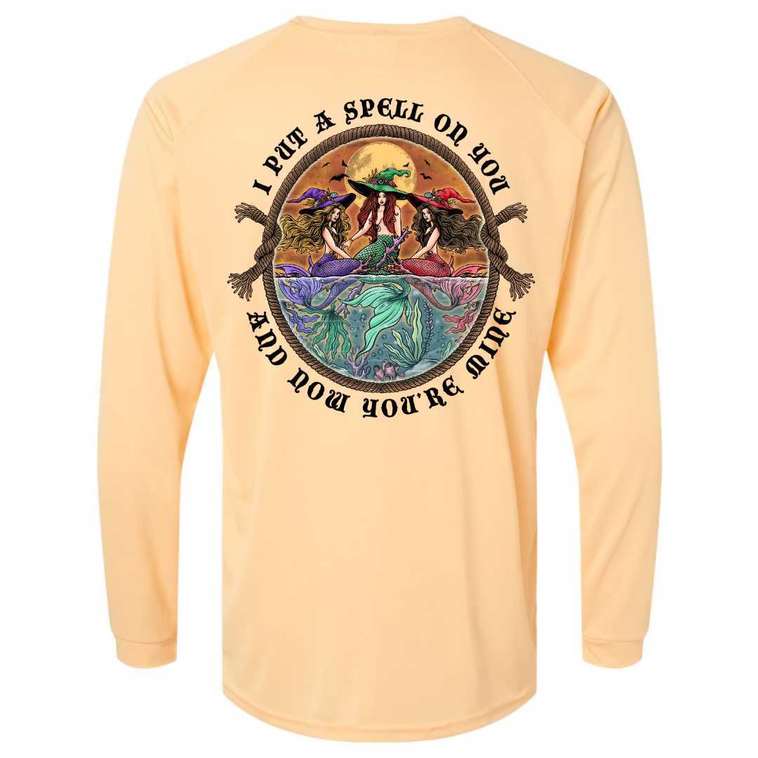 Mountains & Mermaids The Siren Sisters Performance Sun Shirt (Peachy) Small MM3570