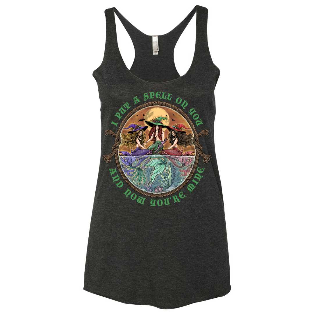 Mountains & Mermaids The Siren Sisters Racerback Tank (Black) Small MM3600