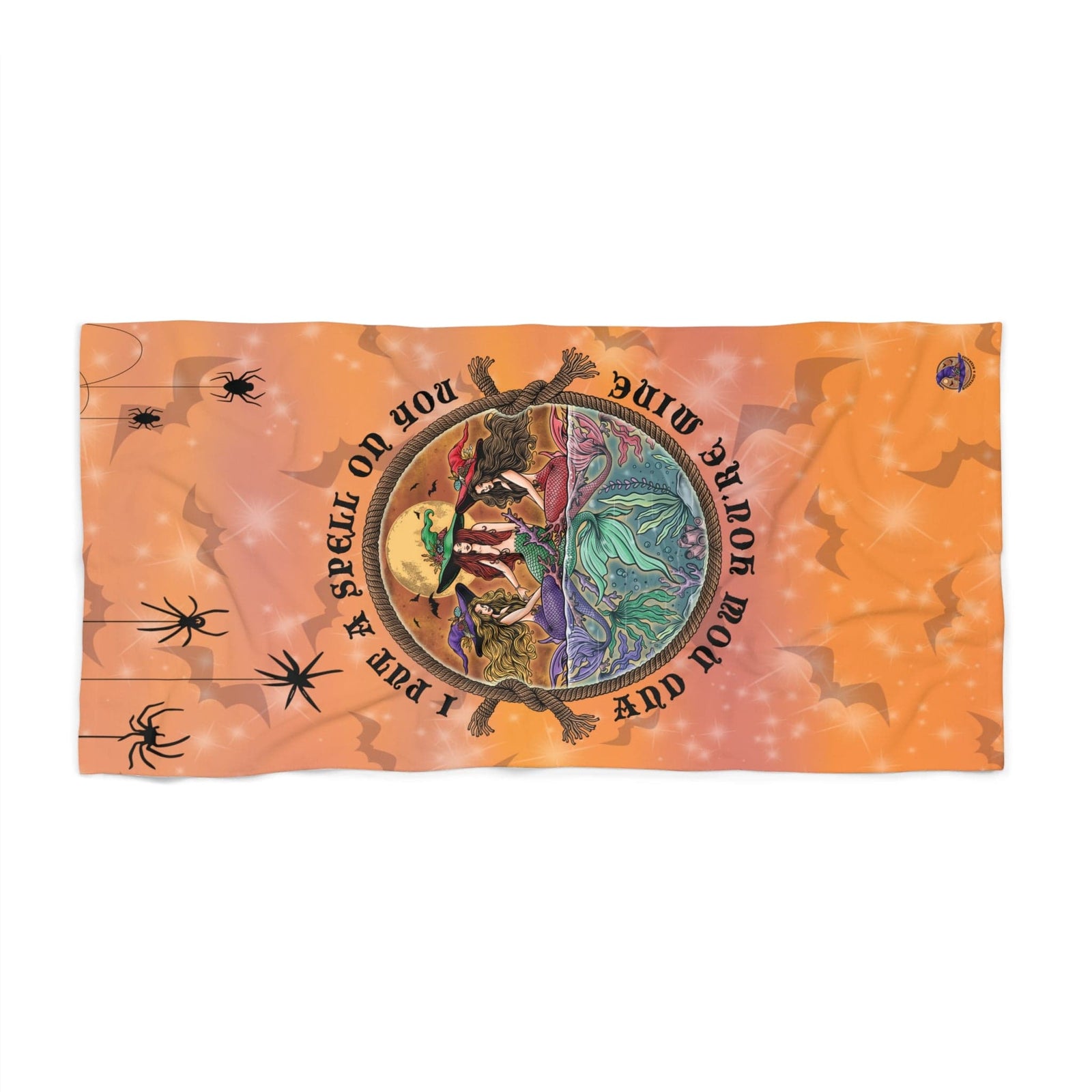 Mountains & Mermaids The Siren Sisters Sunset Towel 36" × 72" 33353375627116716439