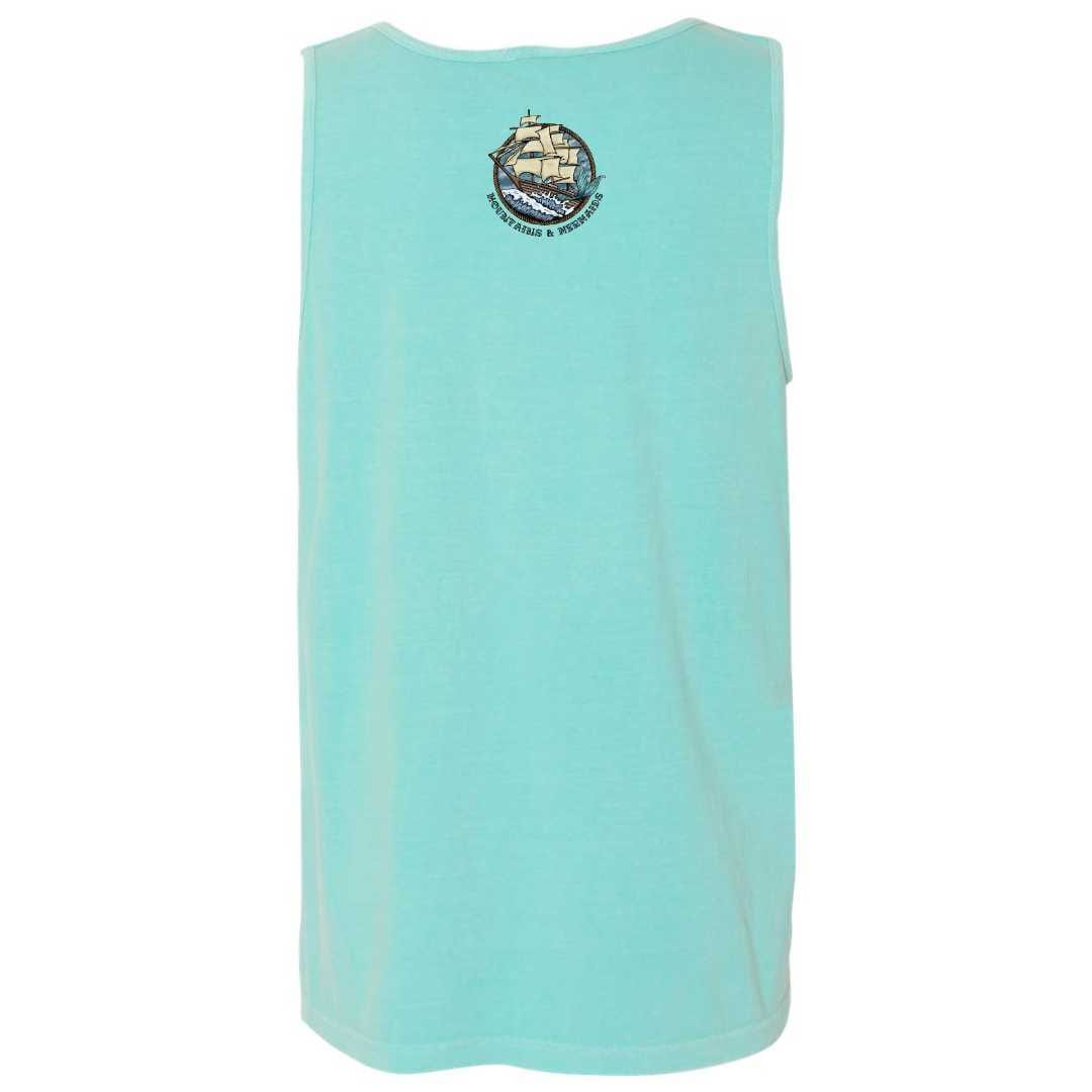 Mountains & Mermaids Uncharted Waters Boyfriend Tank (Chalky Mint)