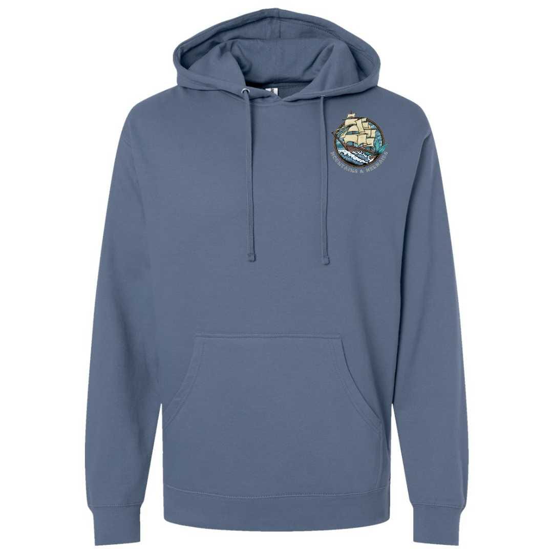 Mountains & Mermaids Uncharted Waters Pullover Hoodie (Storm)