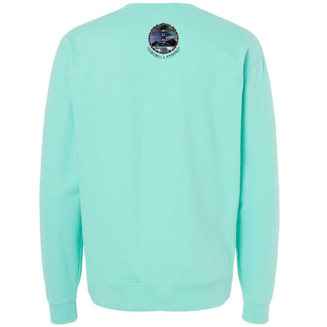Mountains & Mermaids Winter Tides Crewneck Sweatshirt (Mint)
