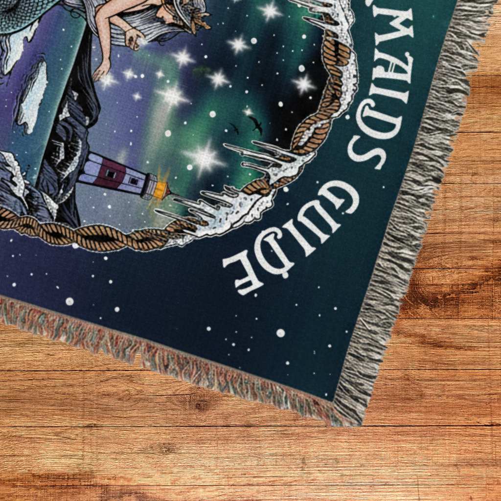 Mountains & Mermaids Winter Tides Mermaid Woven Blanket